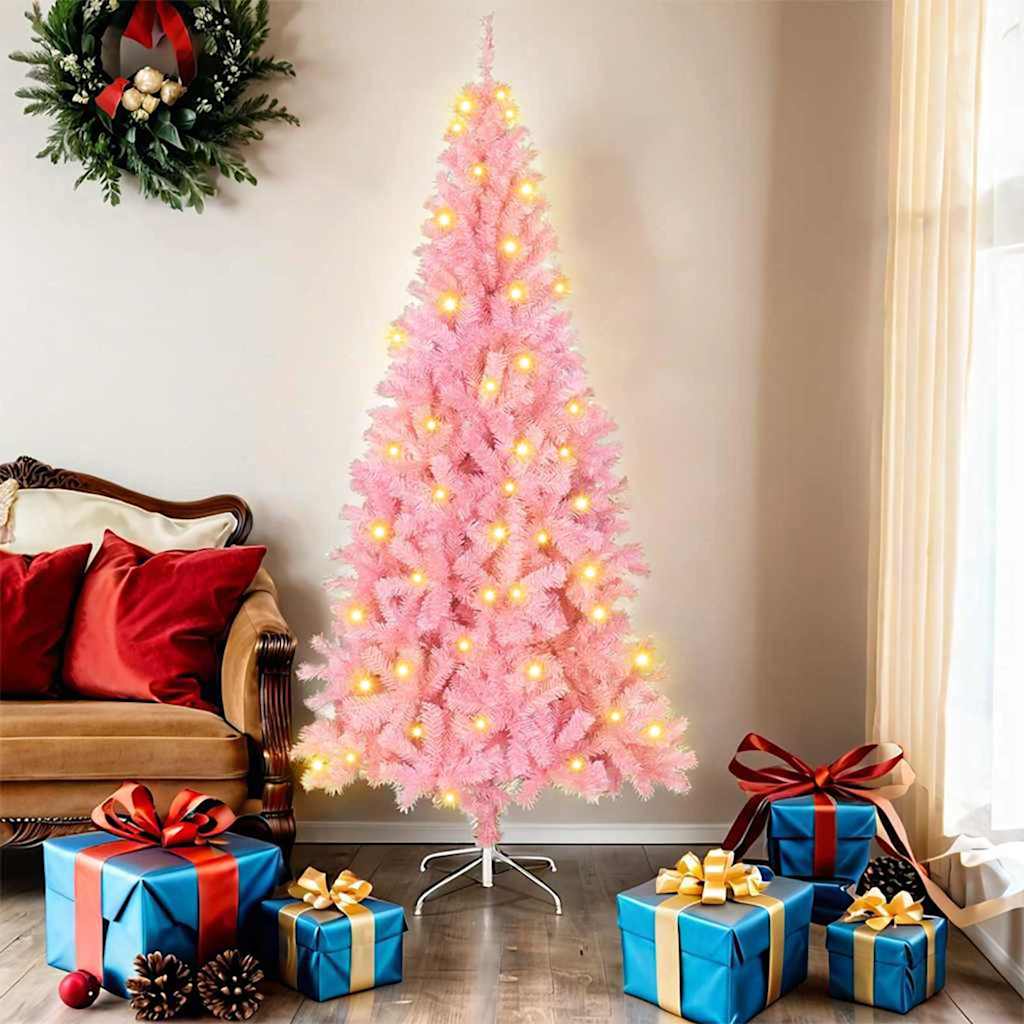 Albero di Natale Rosa 180 cm PVC