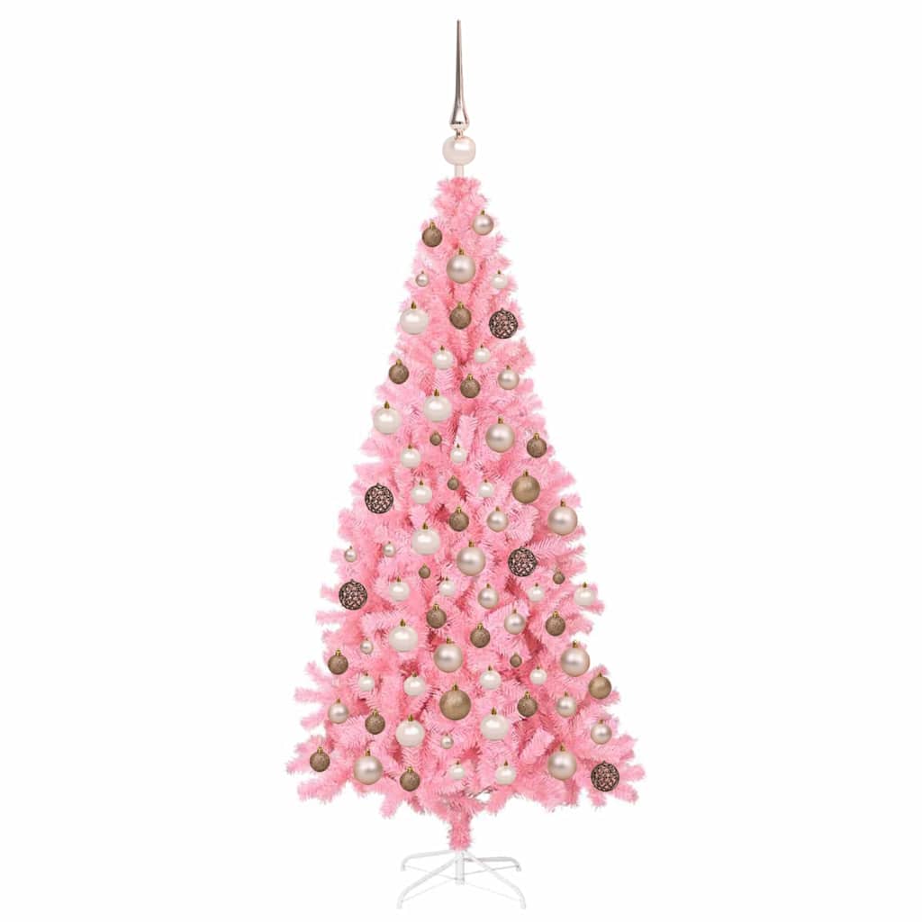 Albero di Natale Rosa 180 cm PVC