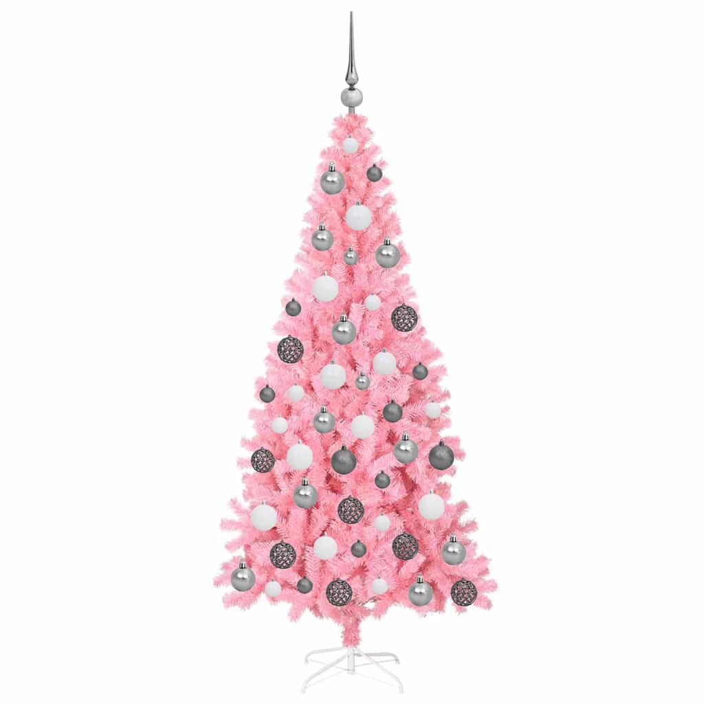 Albero di Natale Rosa 180 cm PVC