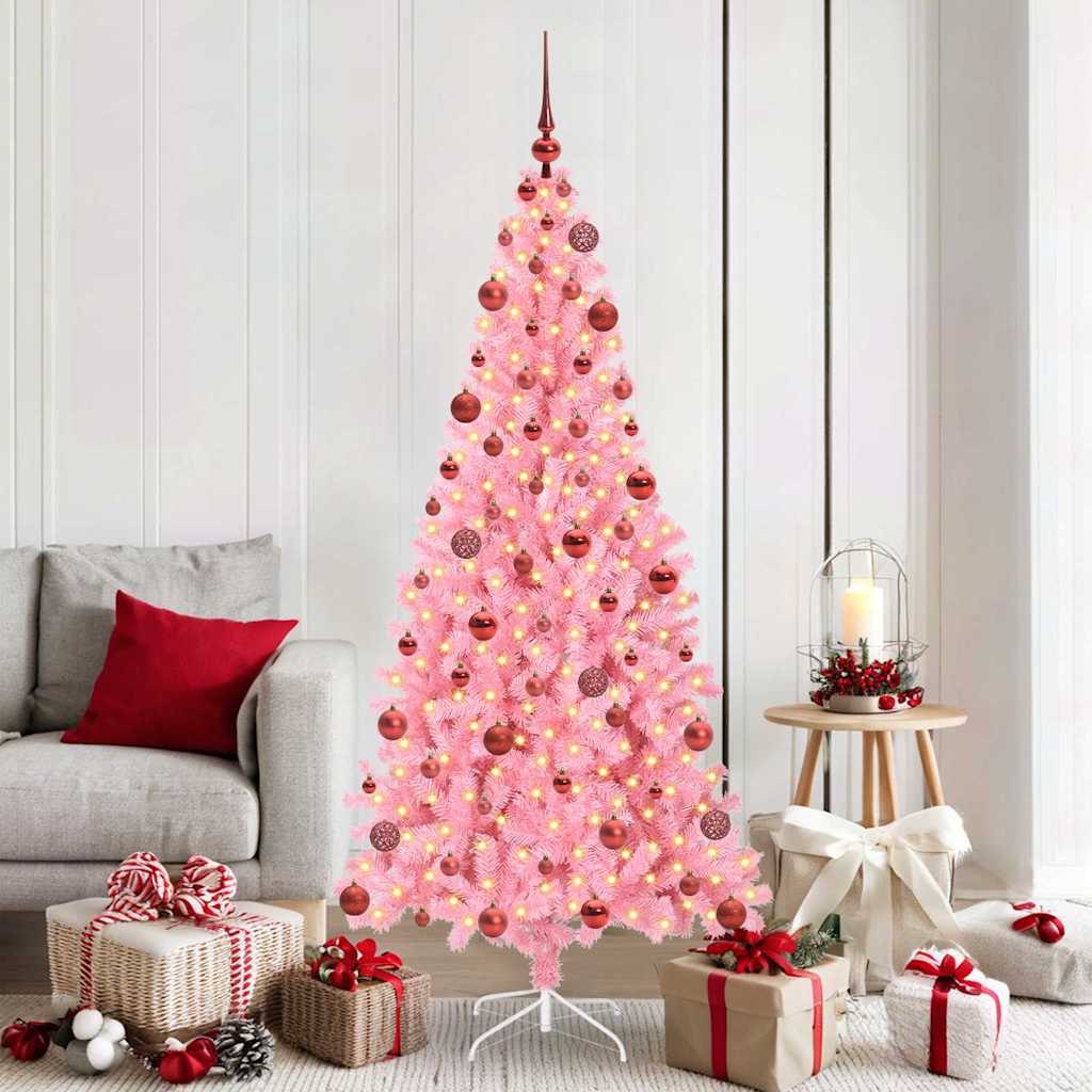 Albero di Natale Rosa 180 cm PVC