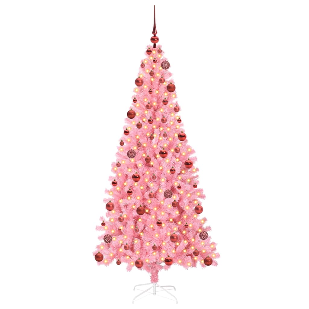 Albero di Natale Rosa 180 cm PVC