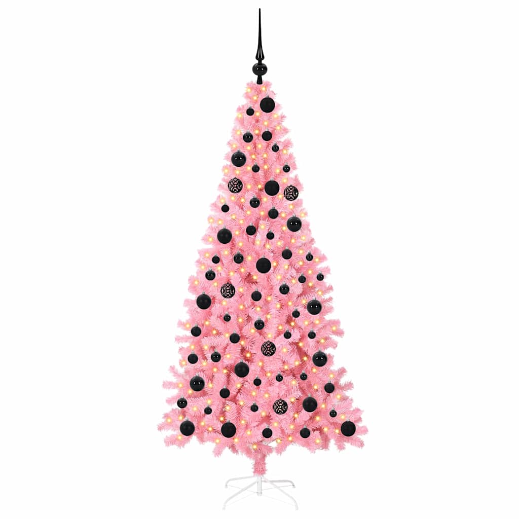 Albero di Natale Rosa 180 cm PVC