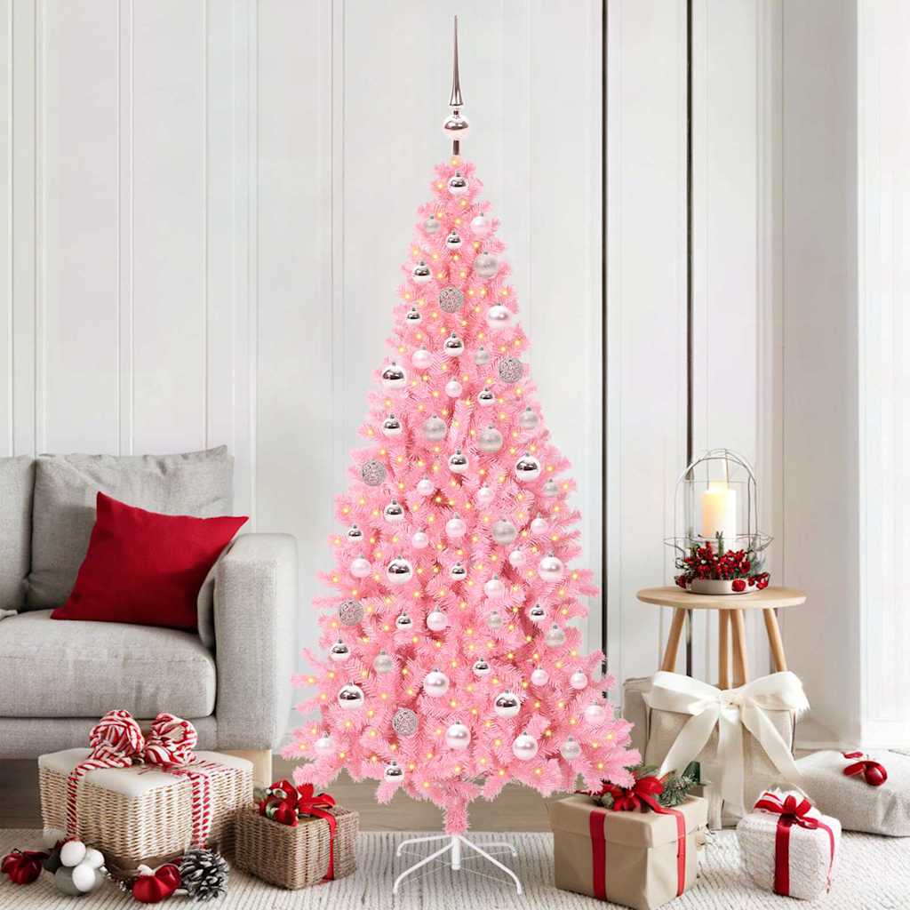 Albero di Natale Rosa 180 cm PVC