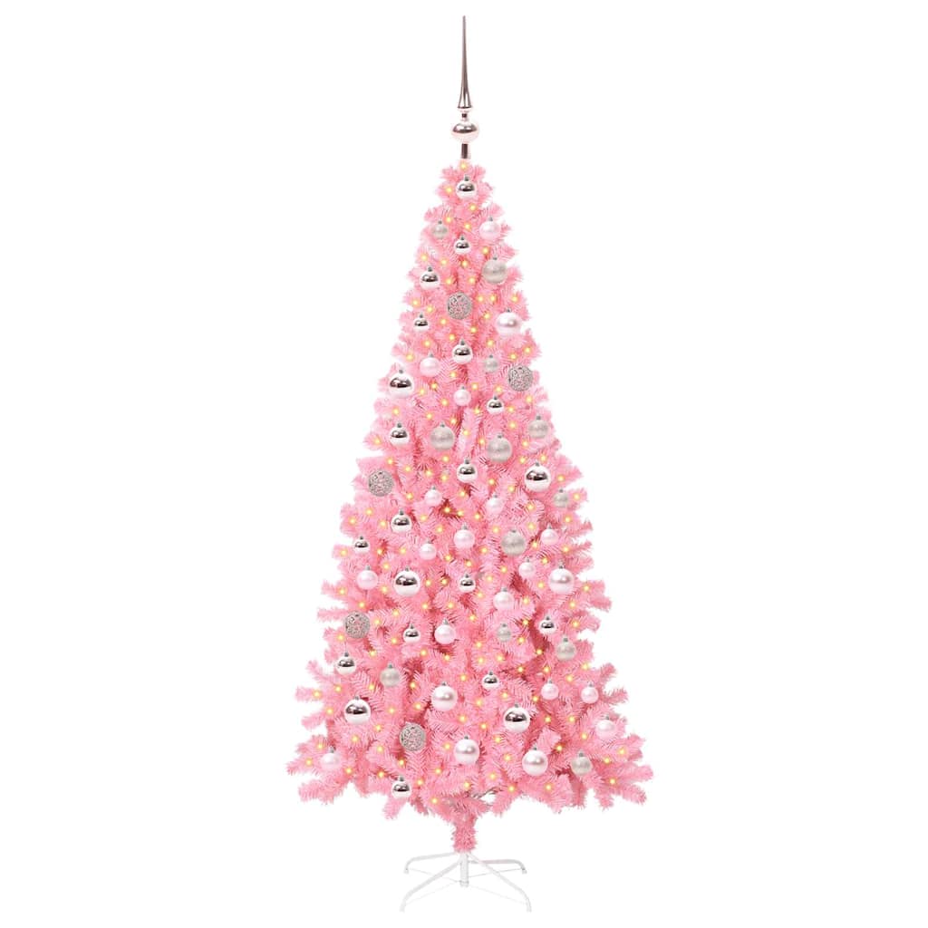 Albero di Natale Rosa 180 cm PVC