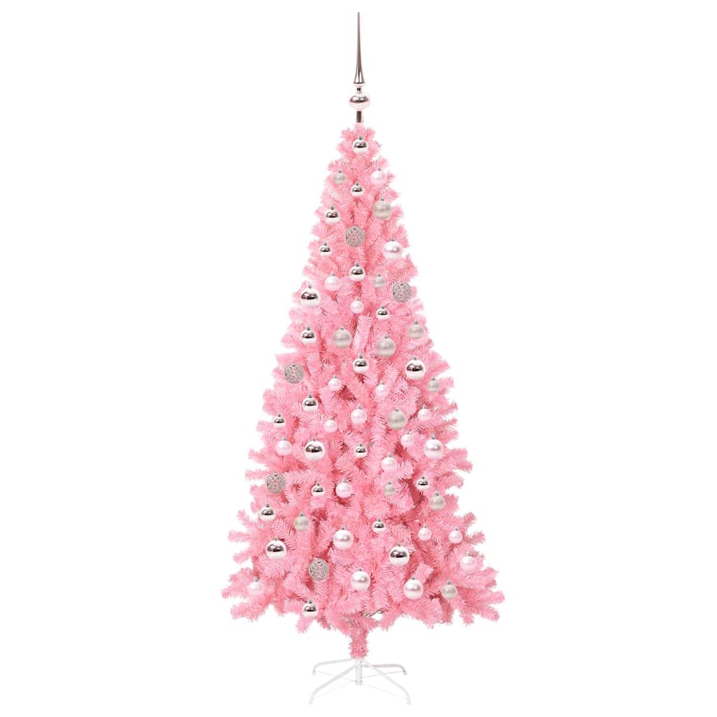 Albero di Natale Rosa 180 cm PVC