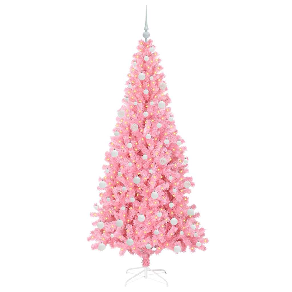 Albero di Natale Rosa 180 cm PVC