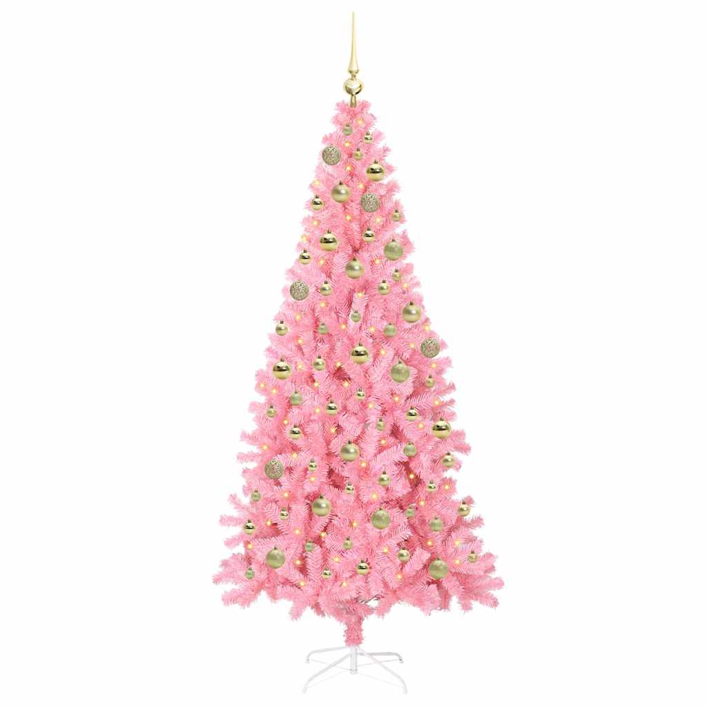 Albero di Natale Rosa 180 cm PVC