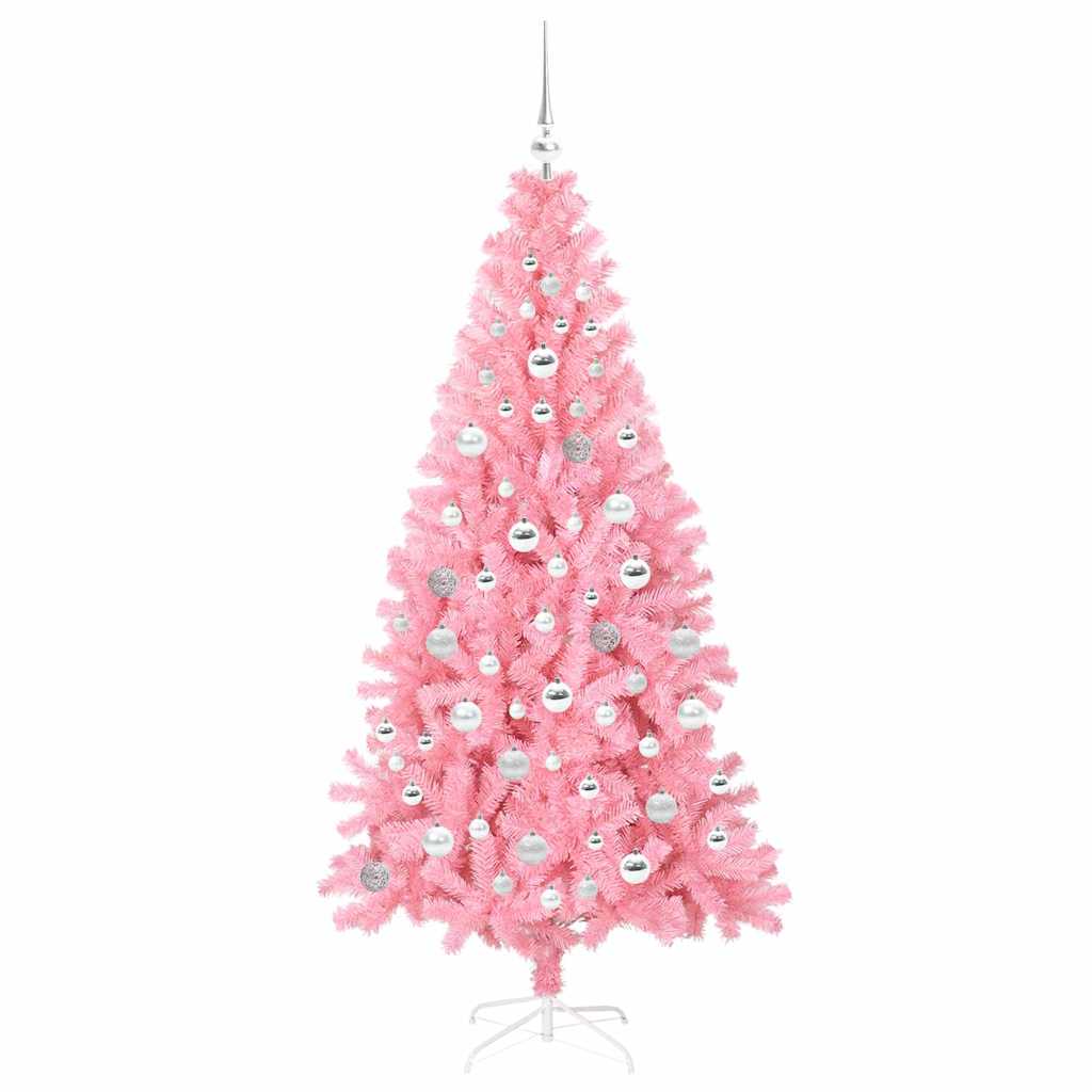 Albero di Natale Rosa 180 cm PVC