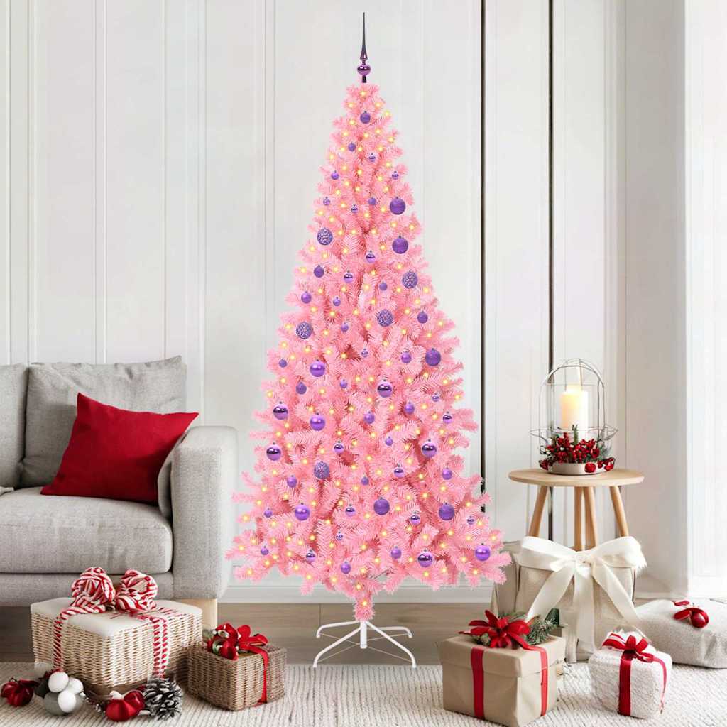 Albero di Natale Rosa 180 cm PVC