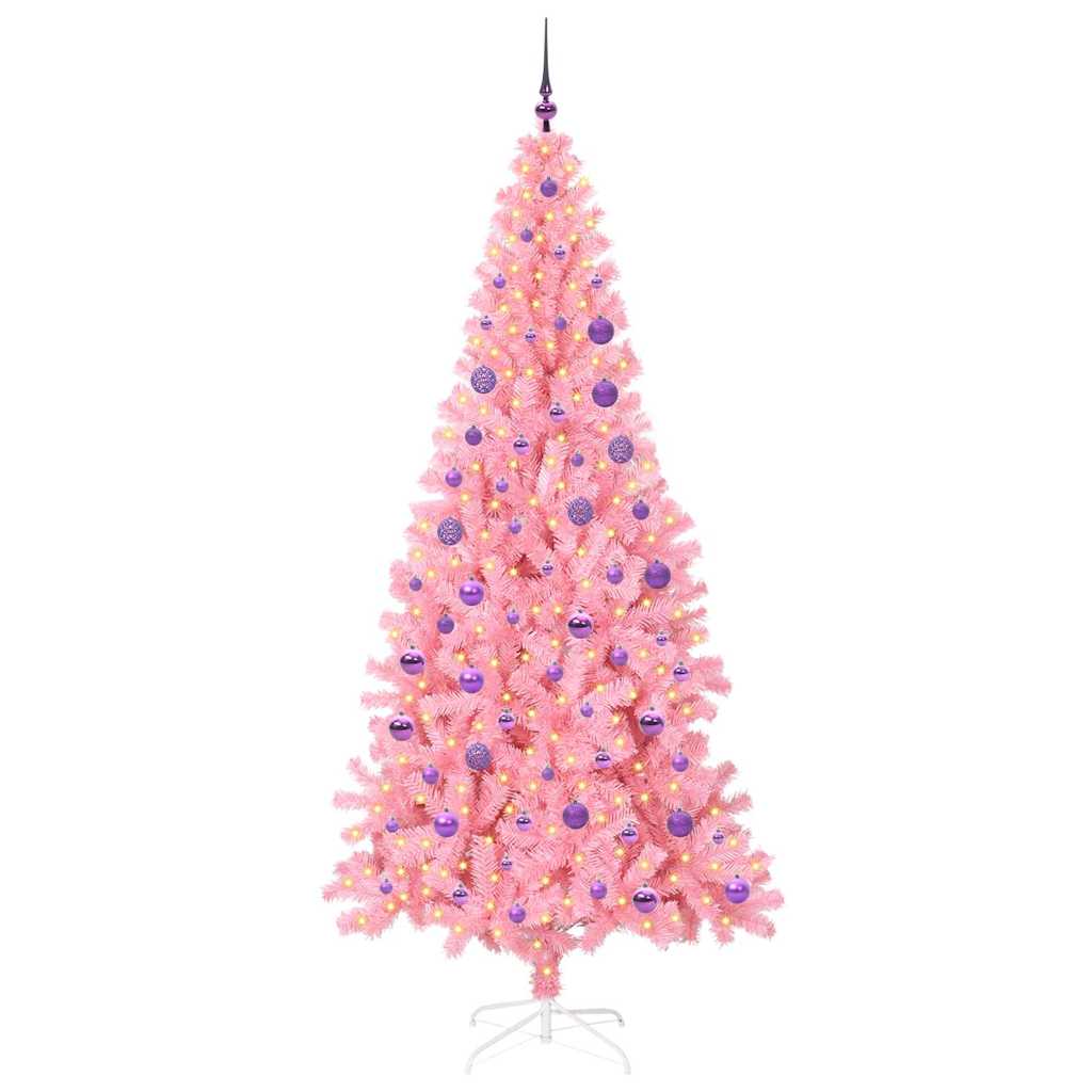 Albero di Natale Rosa 180 cm PVC