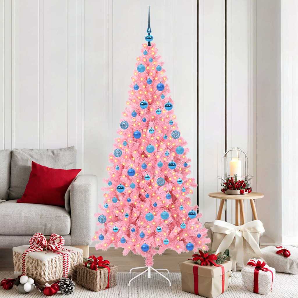 Albero di Natale Rosa 180 cm PVC