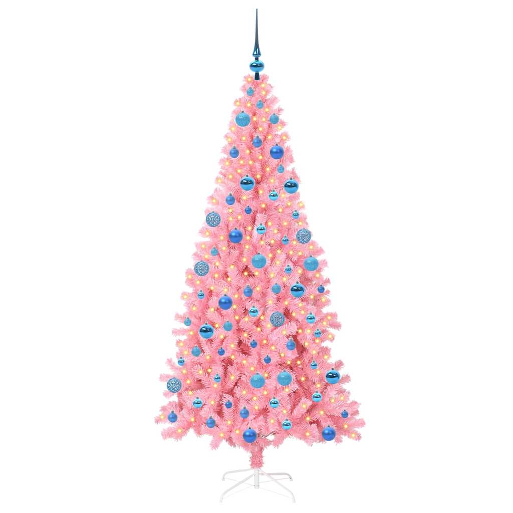 Albero di Natale Rosa 180 cm PVC