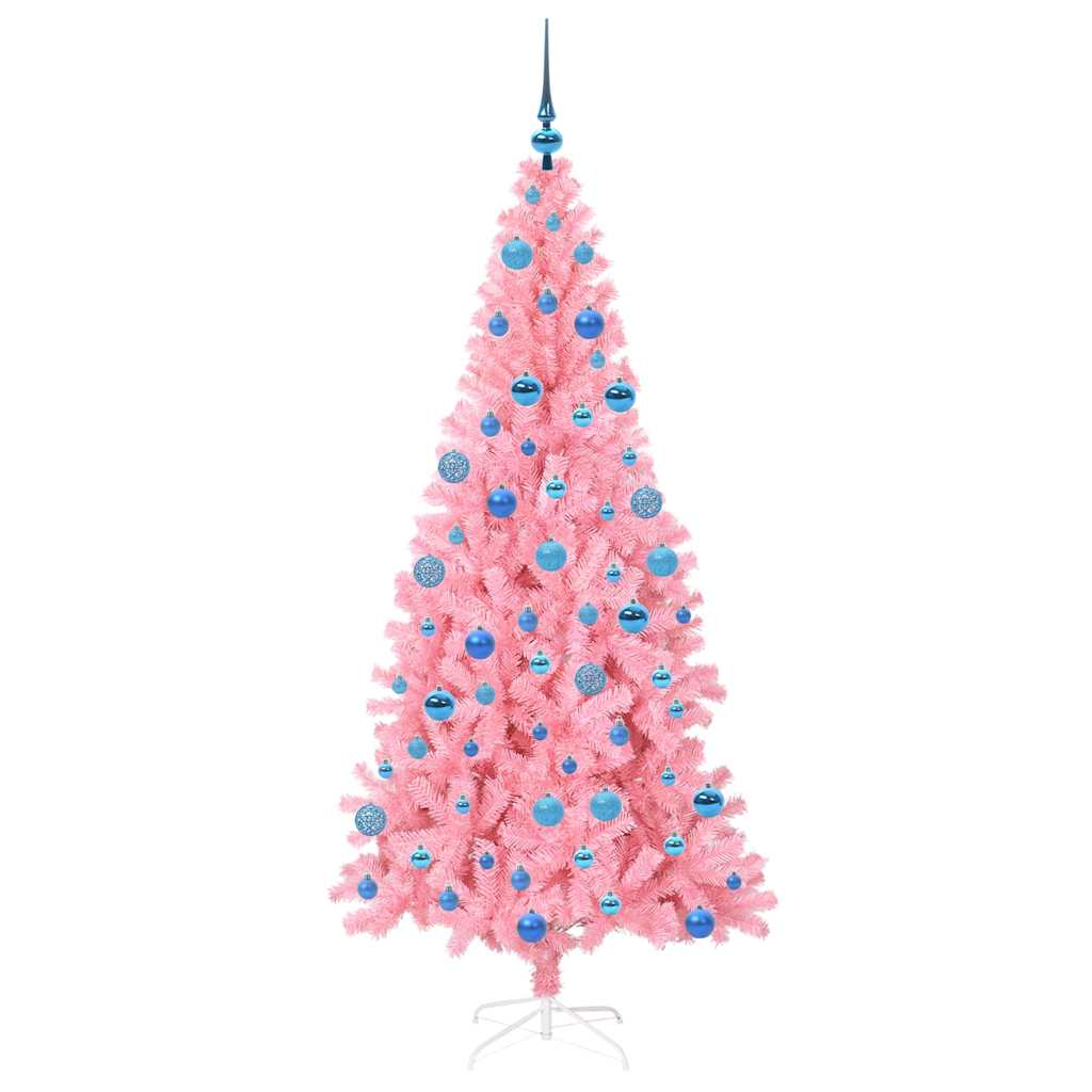 Albero di Natale Rosa 180 cm PVC