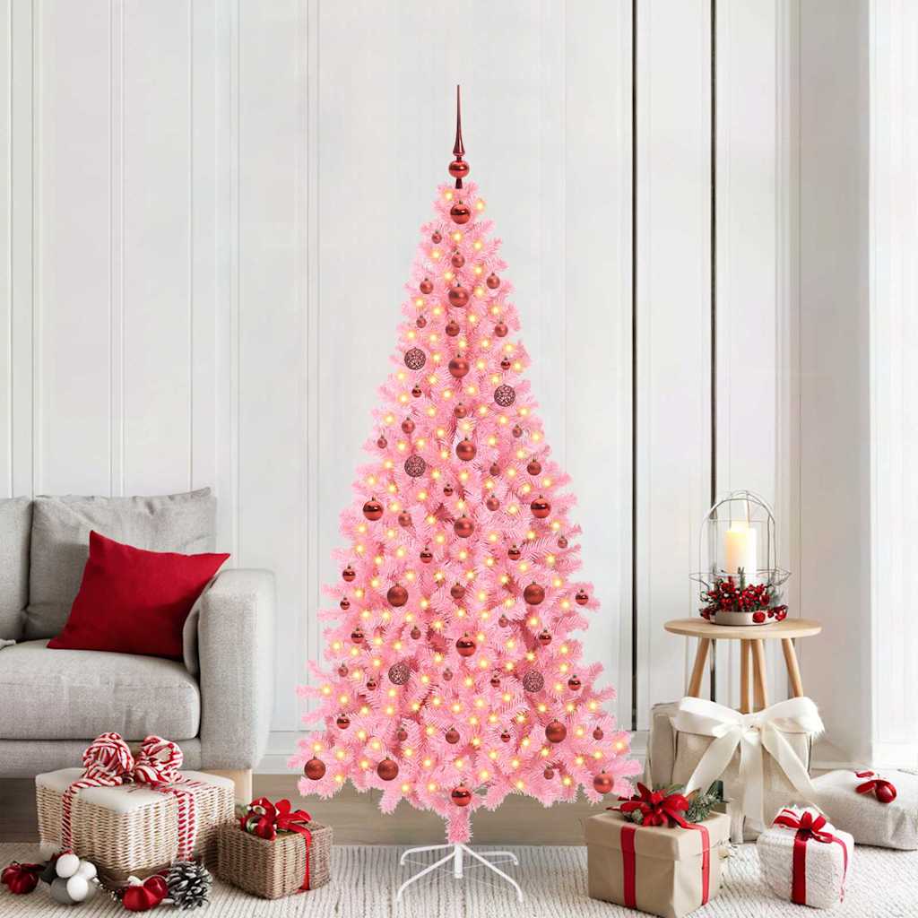 Albero di Natale Rosa 210 cm PVC