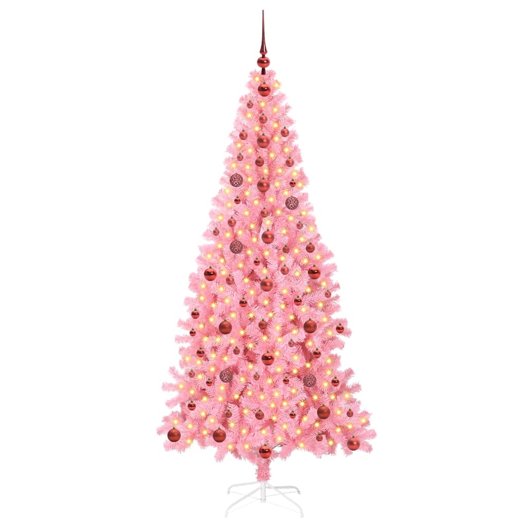 Albero di Natale Rosa 210 cm PVC