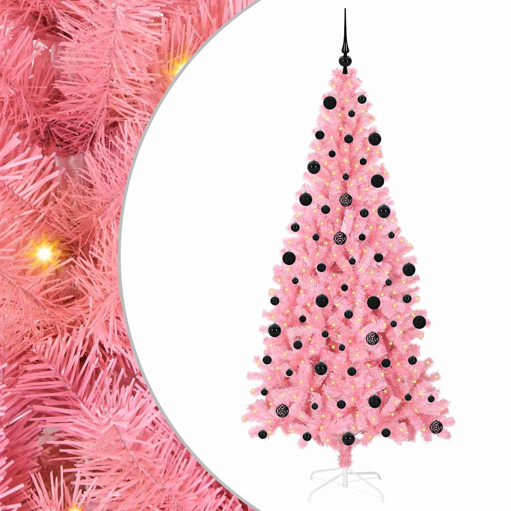 Albero di Natale Rosa 210 cm PVC