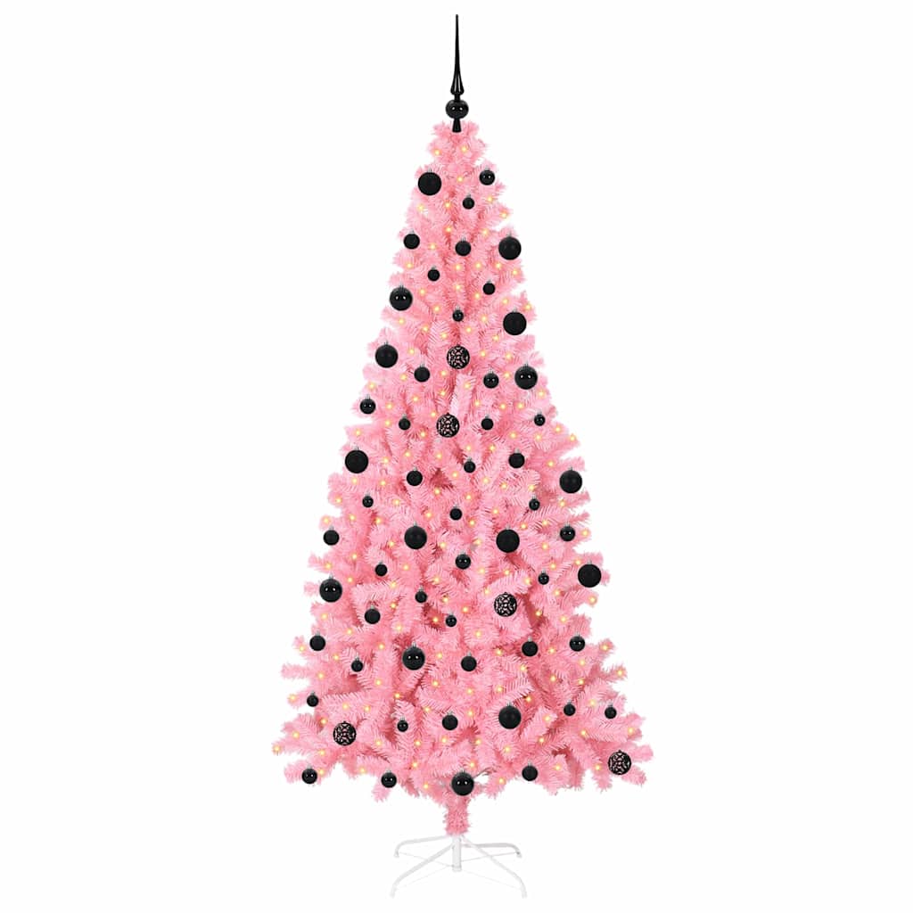 Albero di Natale Rosa 210 cm PVC