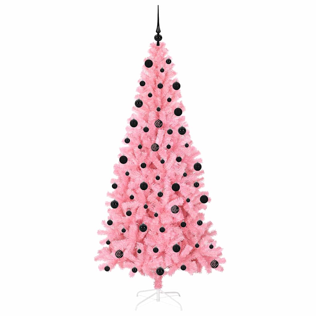 Albero di Natale Rosa 210 cm PVC