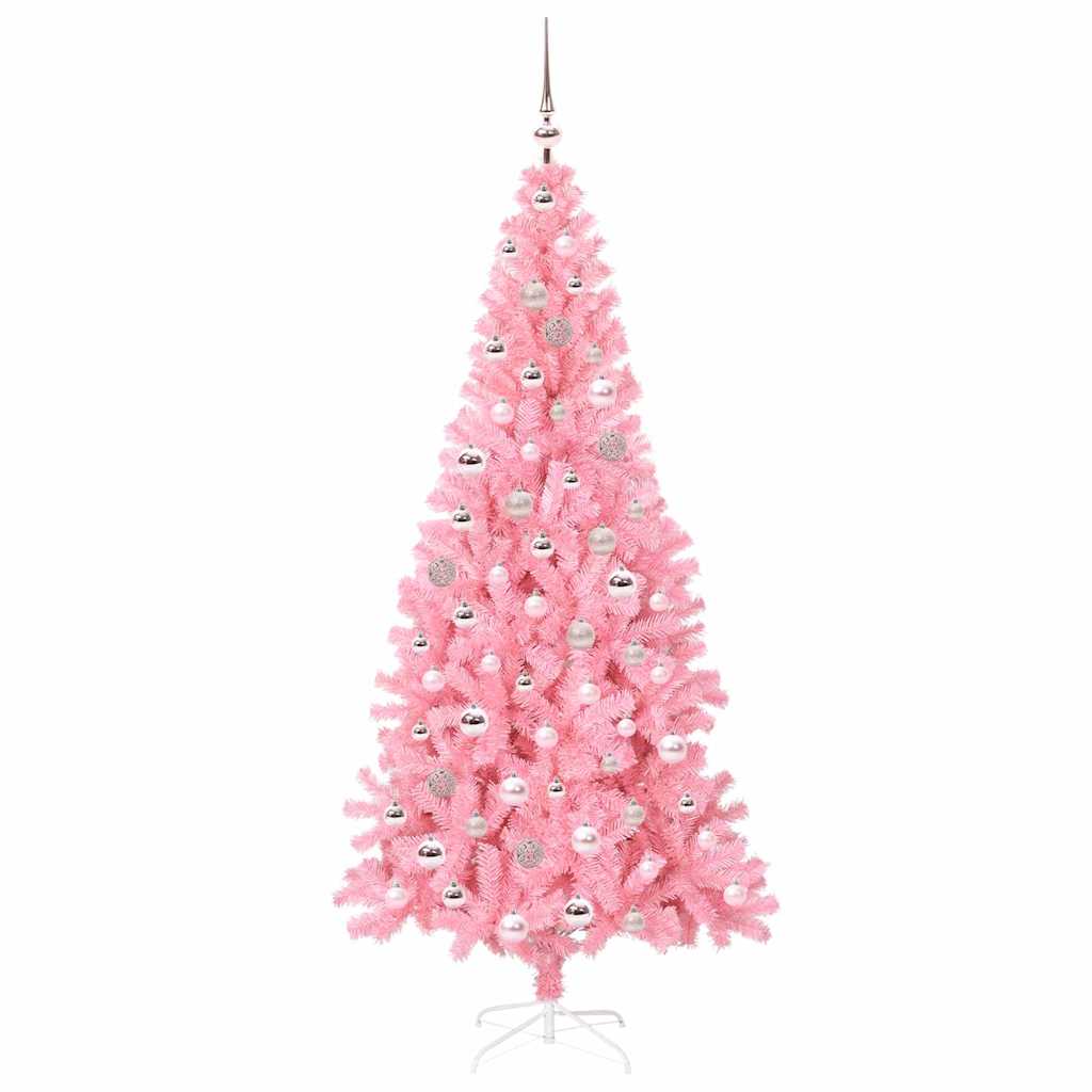 Albero di Natale Rosa 210 cm PVC
