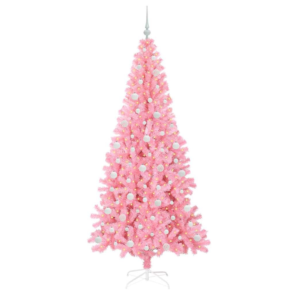 Albero di Natale Rosa 210 cm PVC