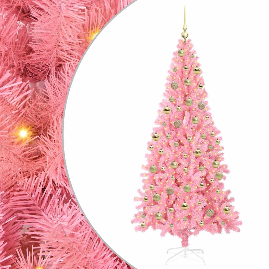 Albero di Natale Rosa 210 cm PVC