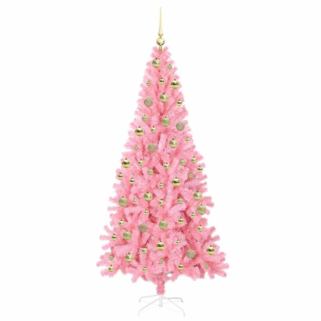 Albero di Natale Rosa 210 cm PVC