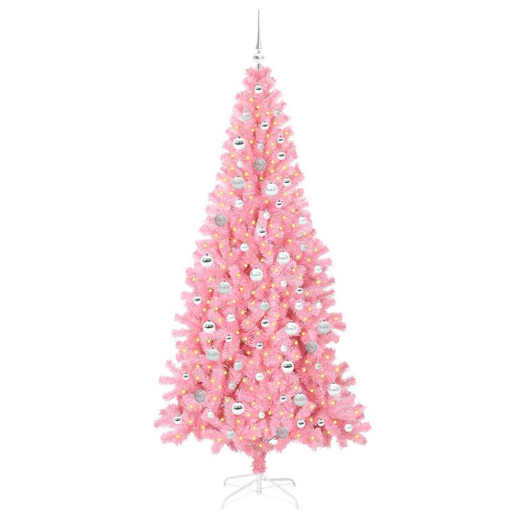 Albero di Natale Rosa 210 cm PVC