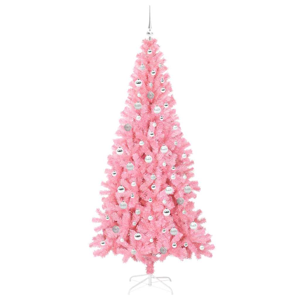 Albero di Natale Rosa 210 cm PVC