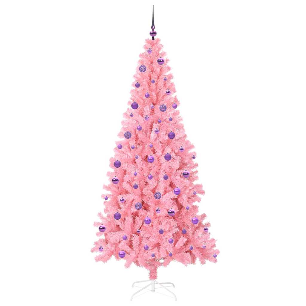 Albero di Natale Rosa 210 cm PVC