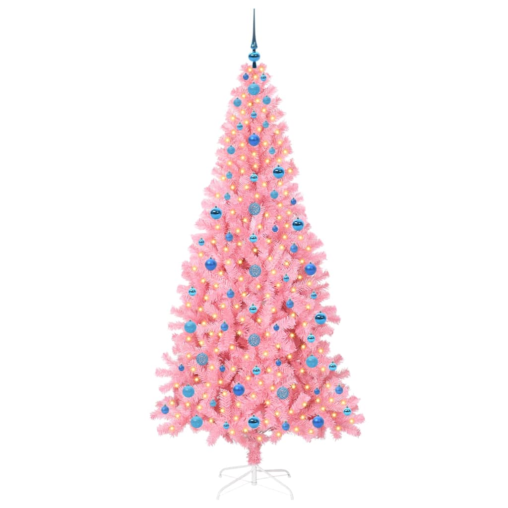 Albero di Natale Rosa 210 cm PVC