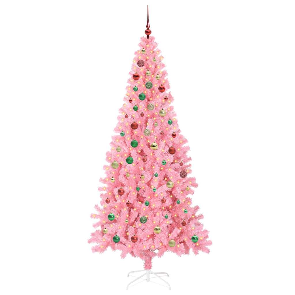 Albero di Natale Rosa 210 cm PVC