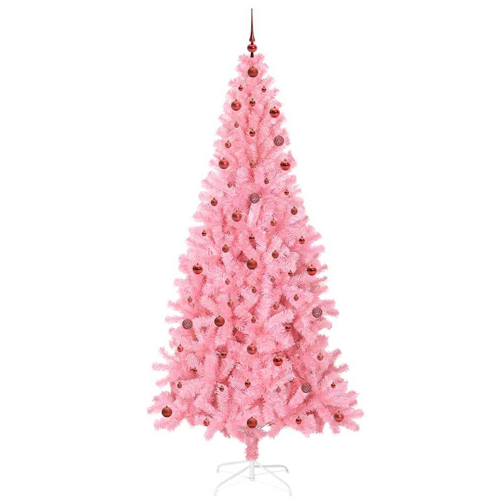 Albero di Natale Rosa 240 cm PVC