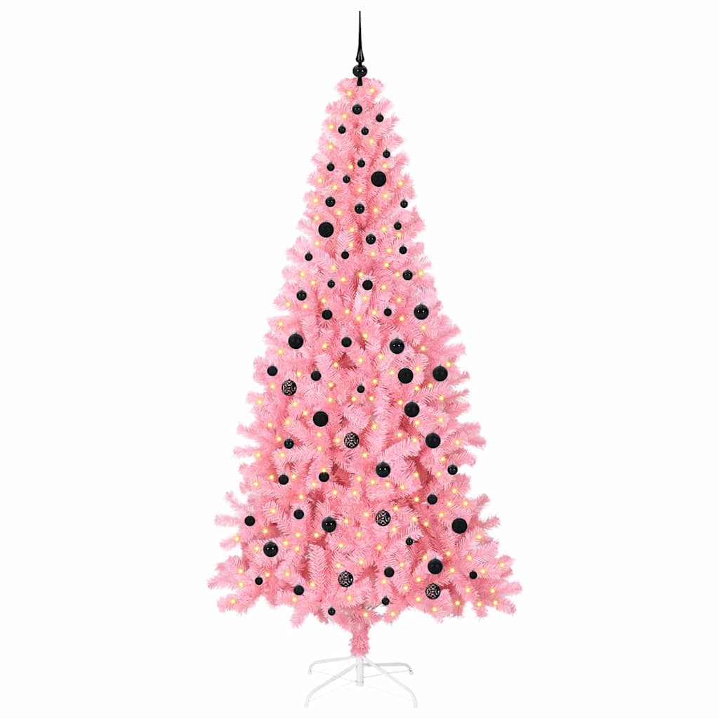 Albero di Natale Rosa 240 cm PVC