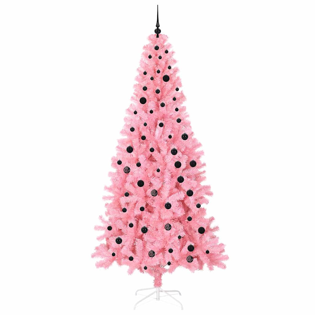 Albero di Natale Rosa 240 cm PVC