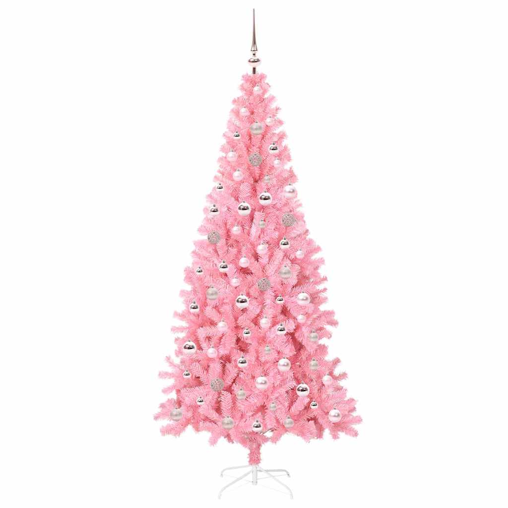 Albero di Natale Rosa 240 cm PVC