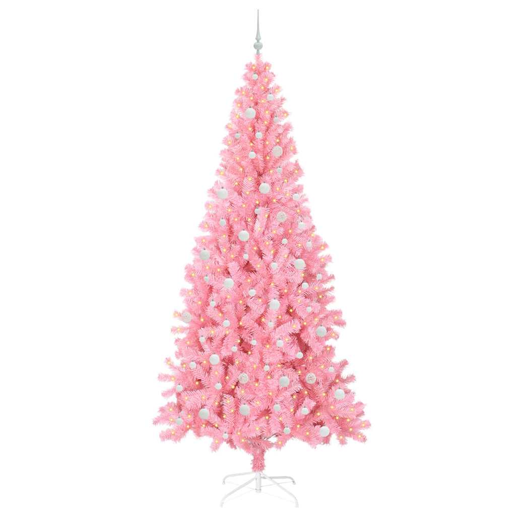 Albero di Natale Rosa 240 cm PVC