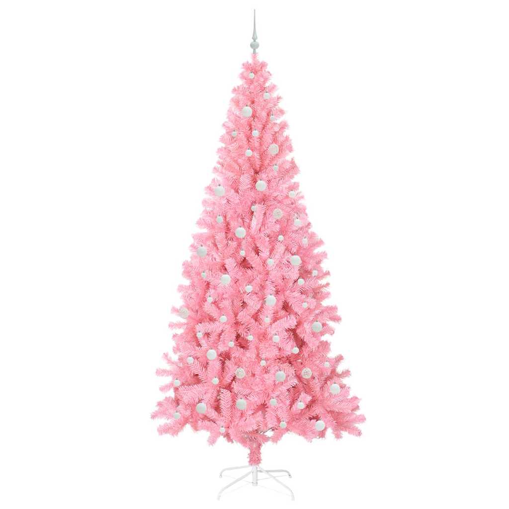 Albero di Natale Rosa 240 cm PVC