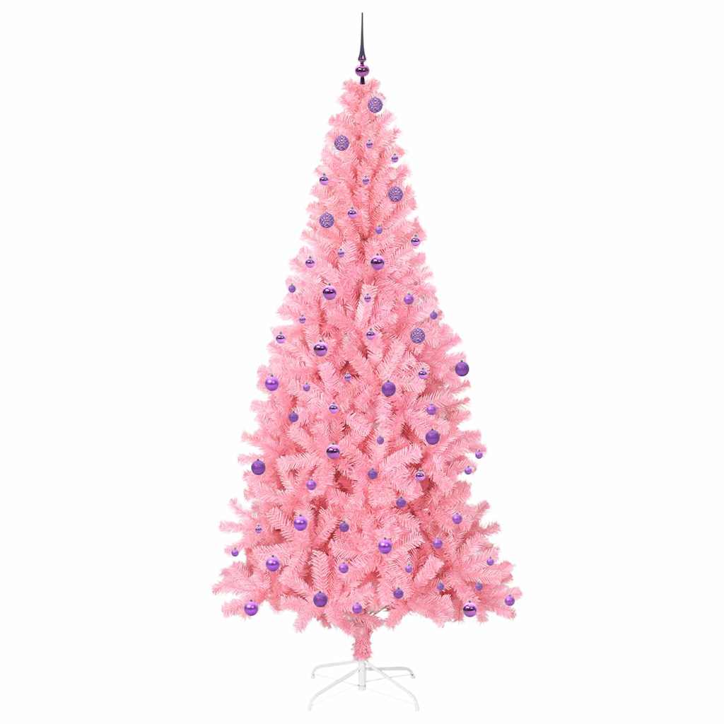 Albero di Natale Rosa 240 cm PVC