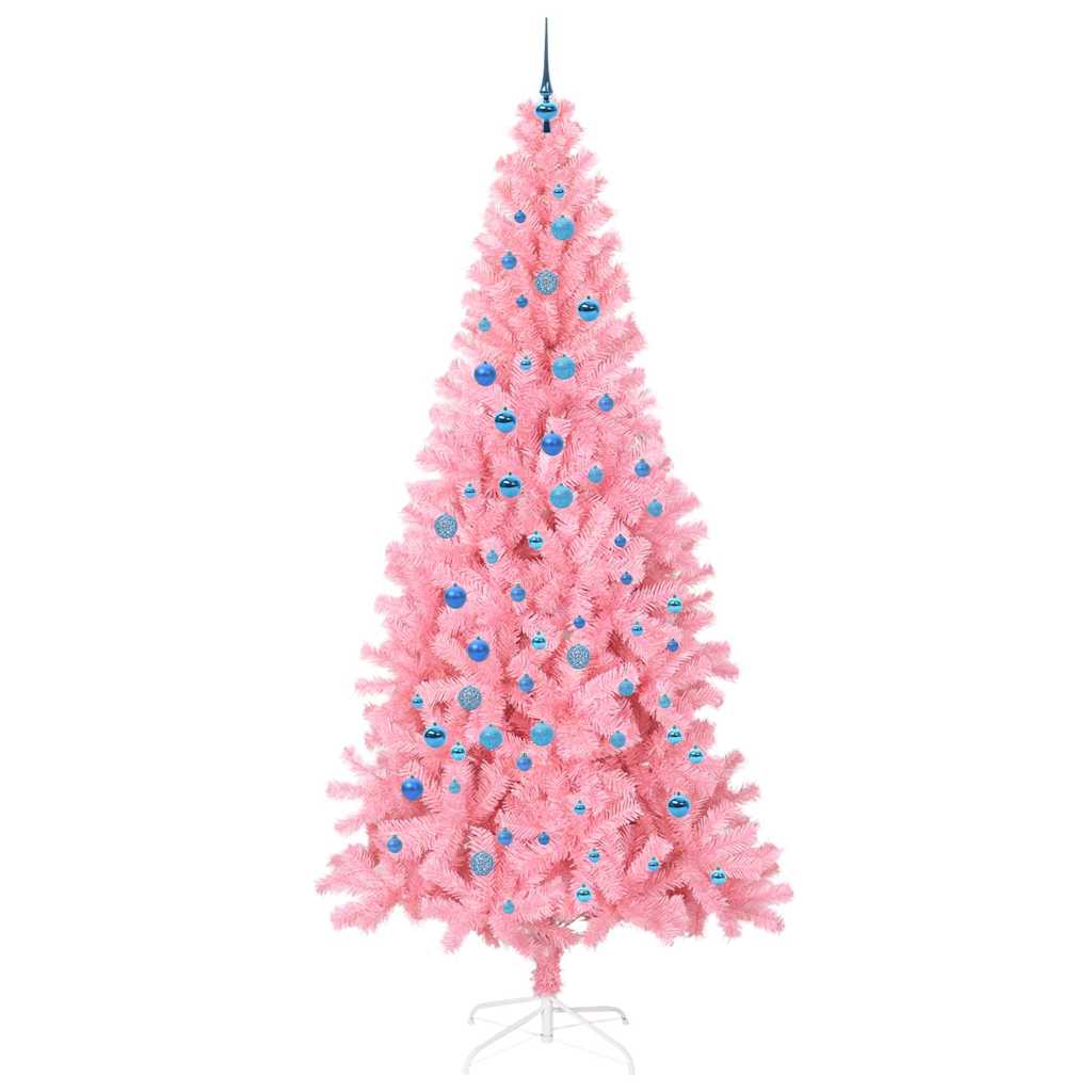Albero di Natale Rosa 240 cm PVC