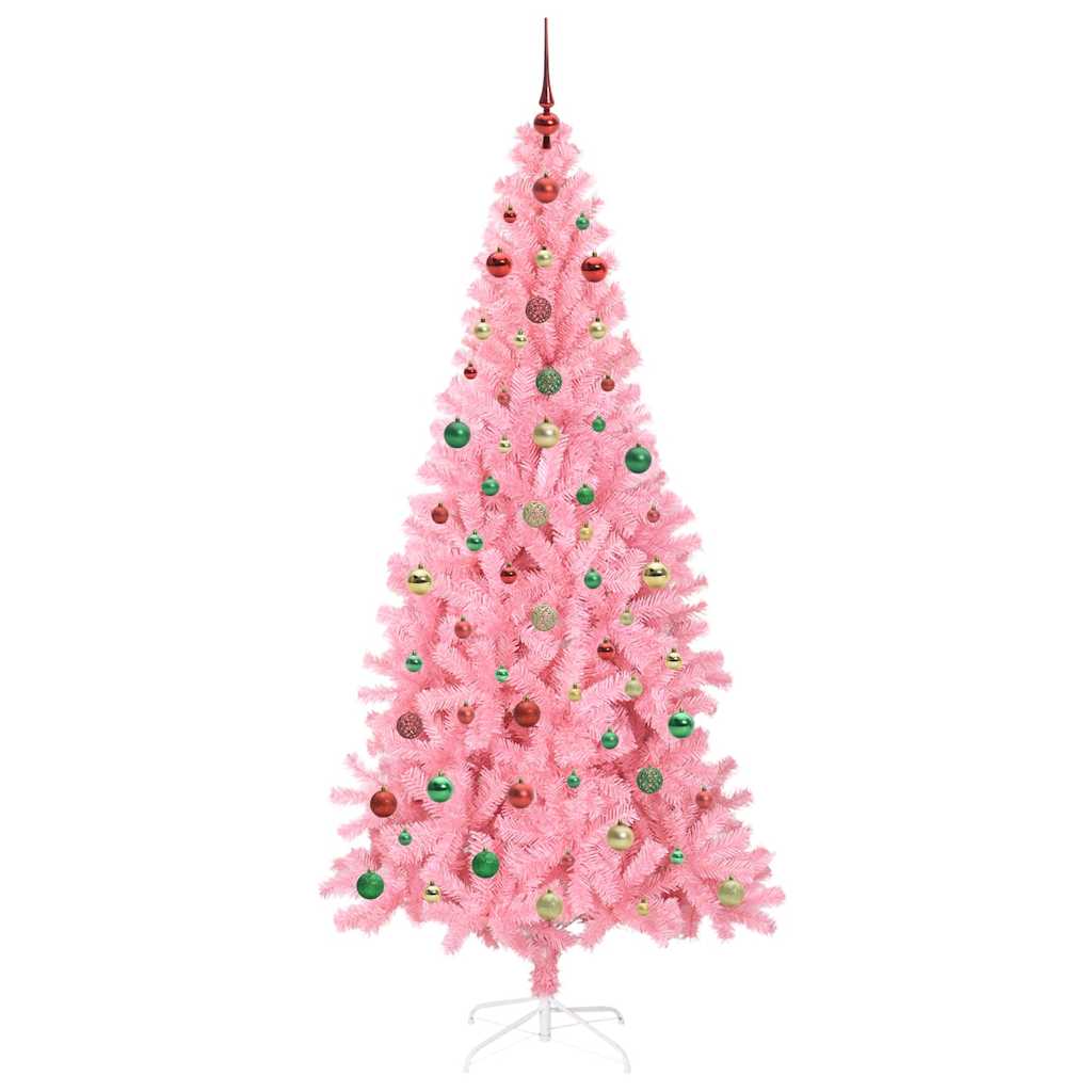 Albero di Natale Rosa 240 cm PVC