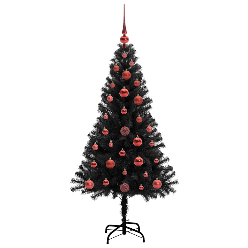 Albero di Natale Nero 120 cm PVC