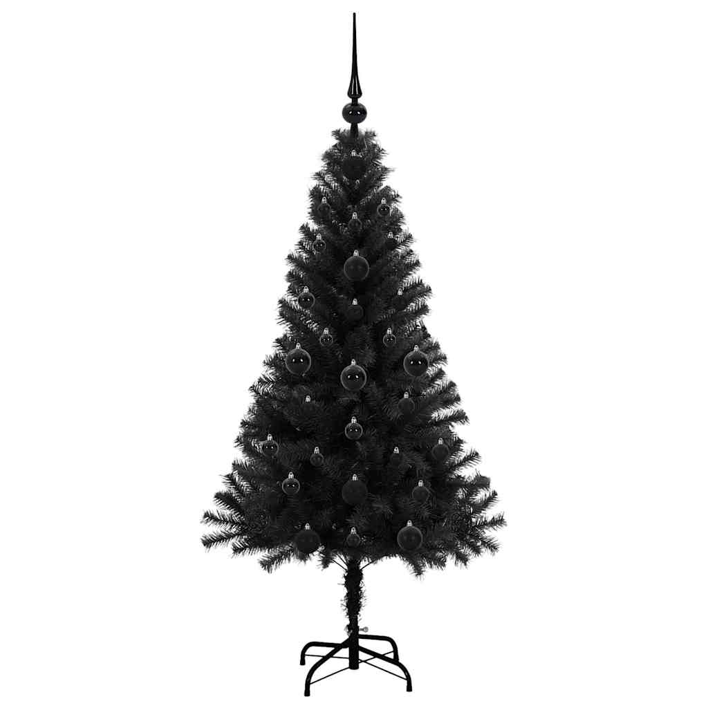 Albero di Natale Nero 120 cm PVC