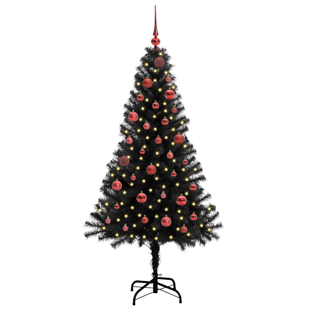 Albero di Natale Nero 150 cm PVC