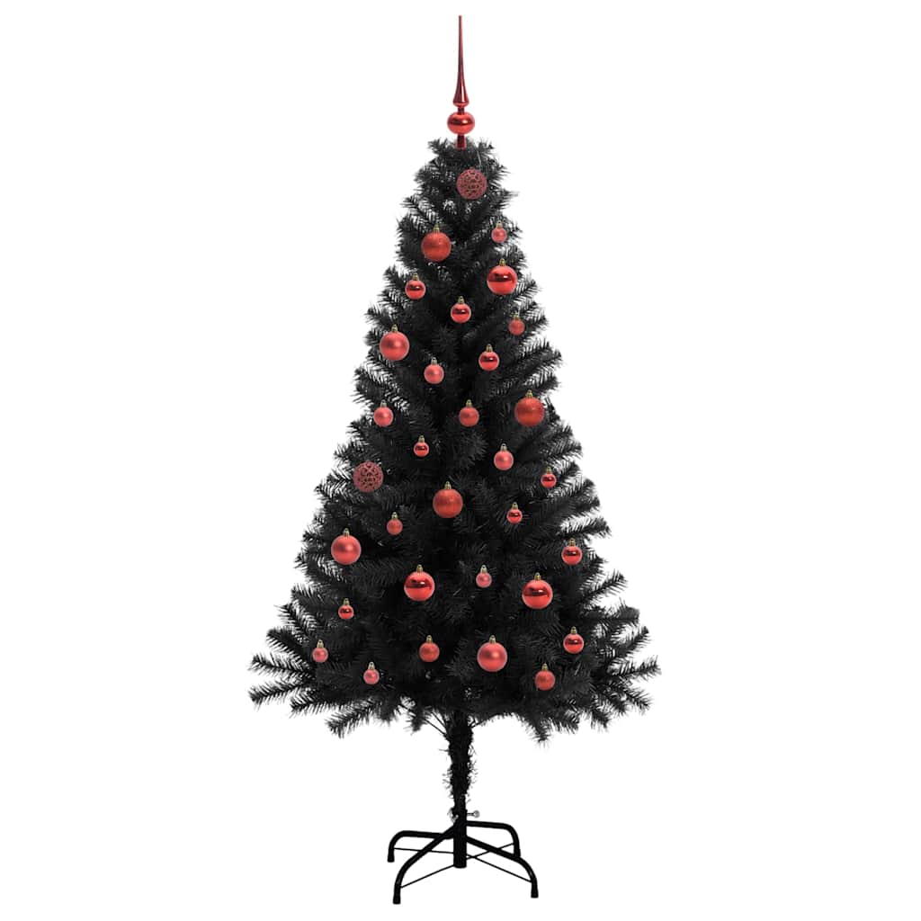 Albero di Natale Nero 150 cm PVC