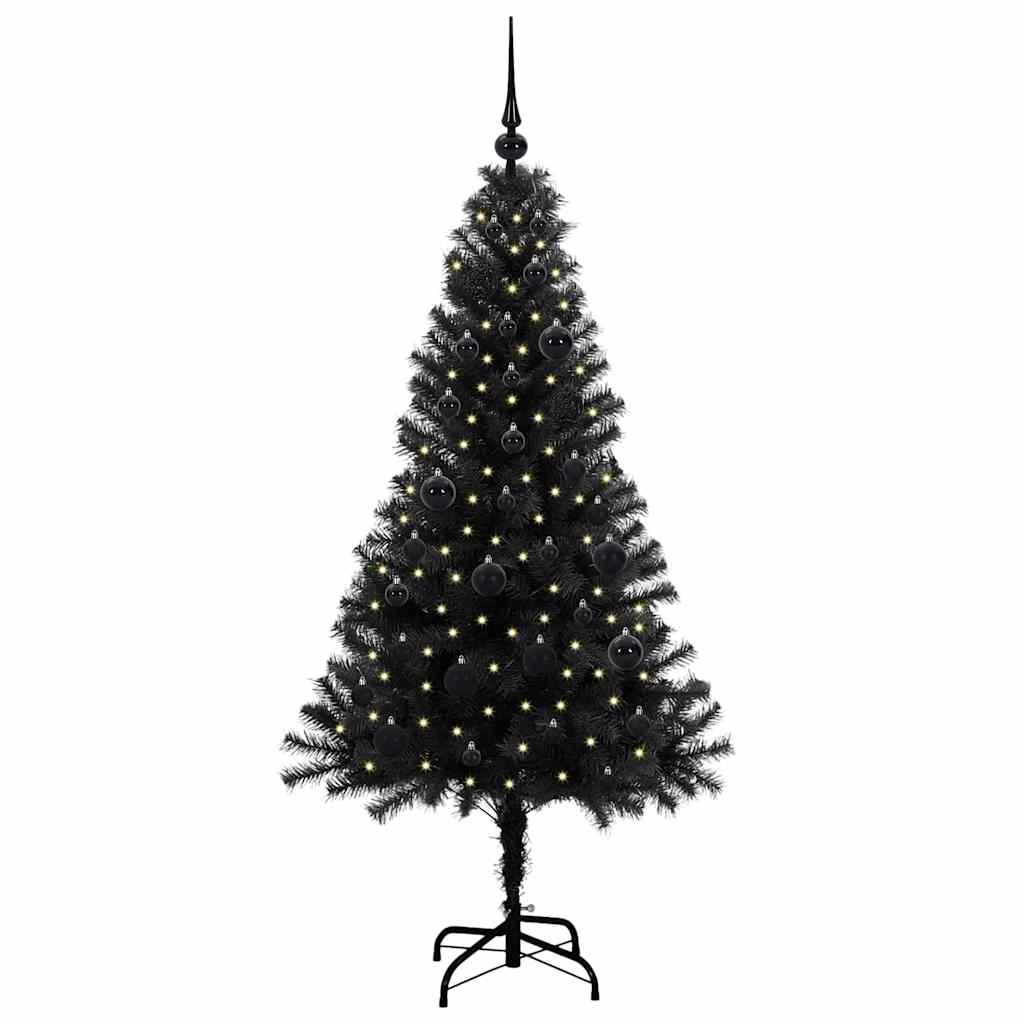 Albero di Natale Nero 150 cm PVC