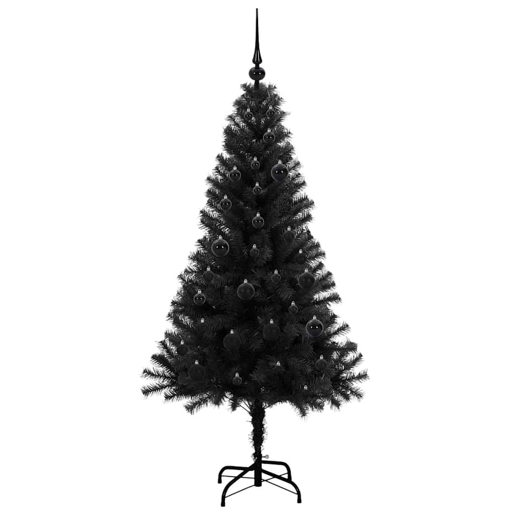 Albero di Natale Nero 150 cm PVC