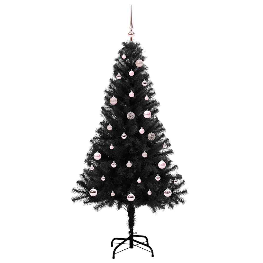 Albero di Natale Nero 150 cm PVC