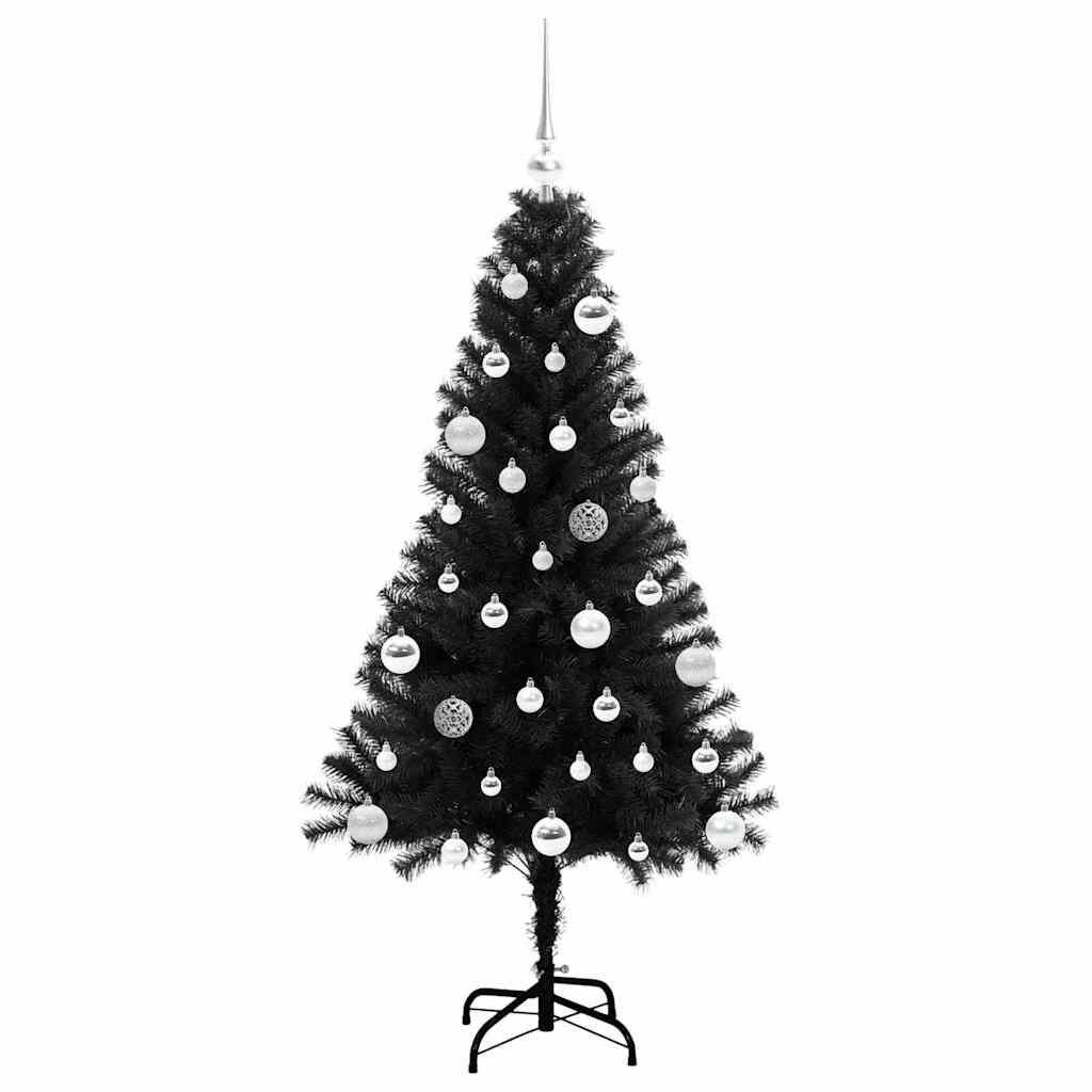 Albero di Natale Nero 150 cm PVC