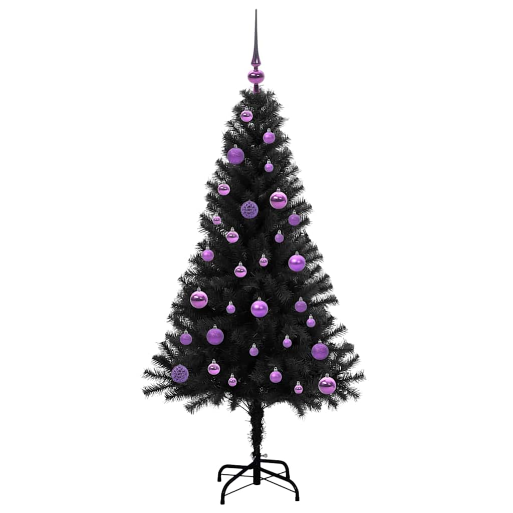 Albero di Natale Nero 150 cm PVC