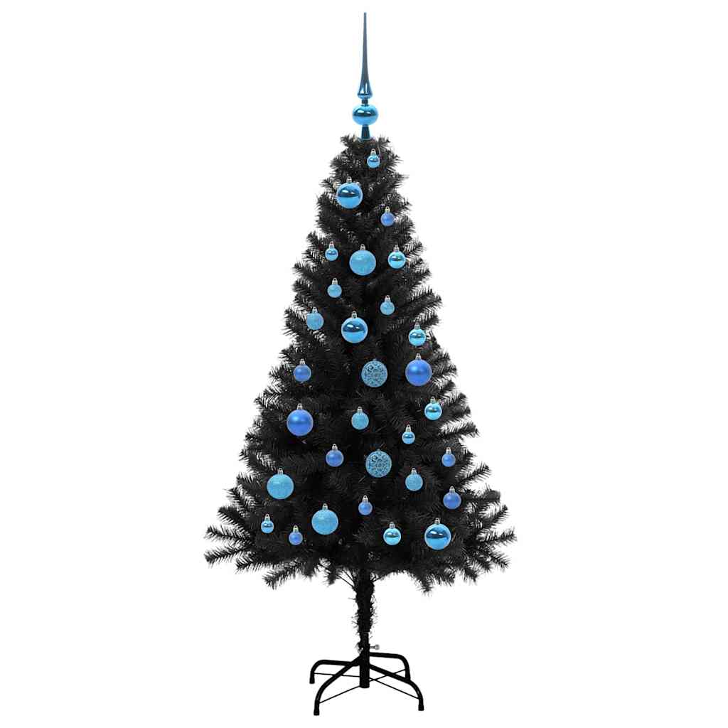 Albero di Natale Nero 150 cm PVC